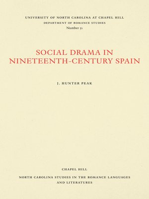 cover image of Social Drama in Nineteenth-Century Spain